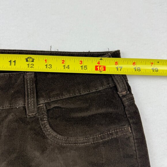 Levi's 526 Women's Slender Boot Cut Mid Rise Stretch Brown Corduroy Pants Sz 12 - Picture 7 of 10